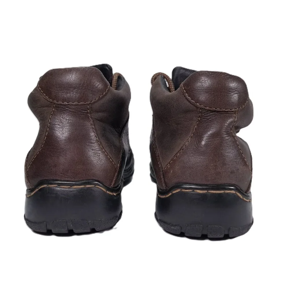 Born Ankle Boots Men US 8, EU 41 Brown Leather Casual Lace Up Chukka